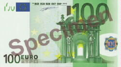 100 Euro anverso